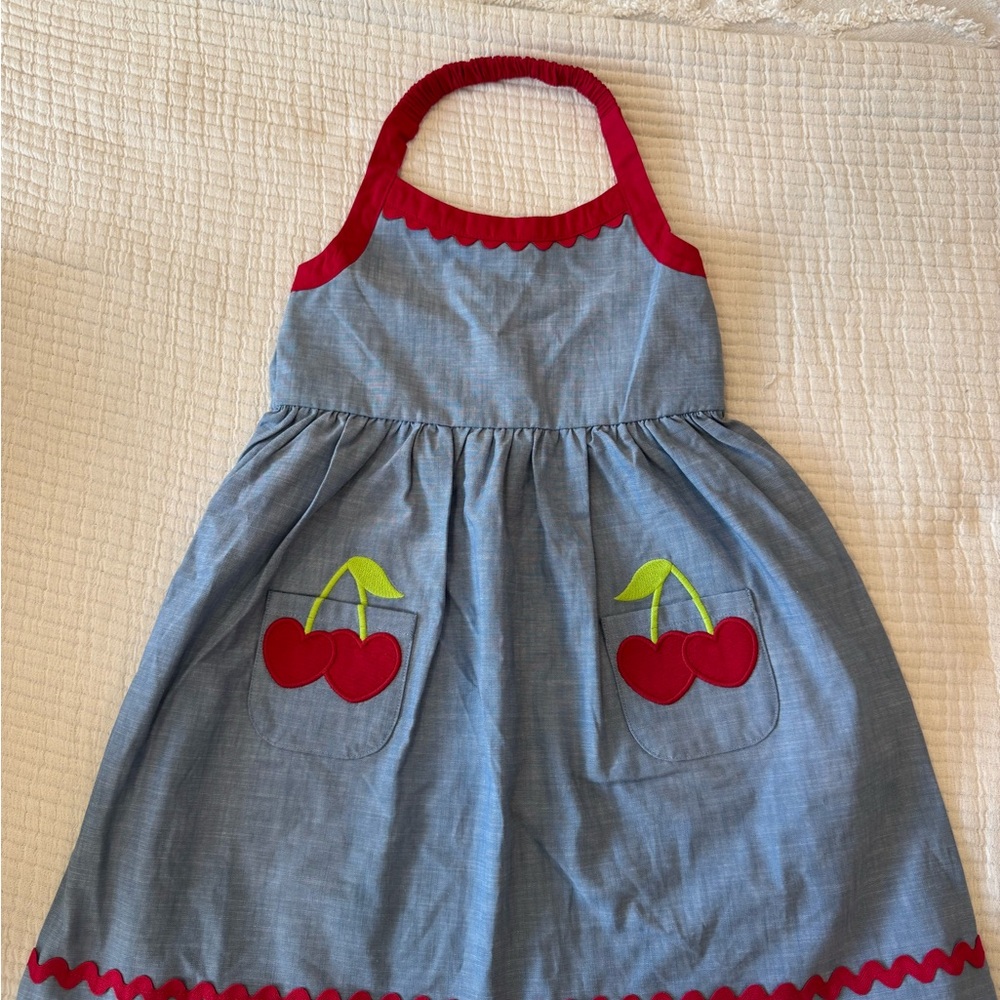 Gymboree Red and Blue Cherry Dress